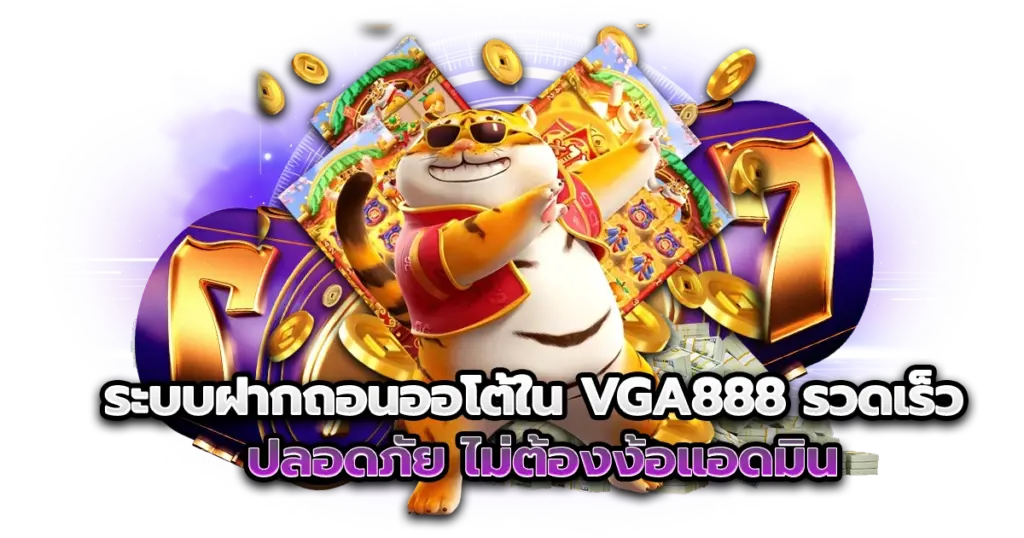 ระบบฝากถอนออโต้ใน vga888 รวดเร็ว ปลอดภัย ไม่ต้องง้อแอดมิน